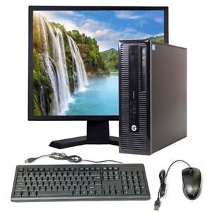 HP ProDesk 600 G1/800G1 SSF Core i5 4th Gen 4GB RAM/500GB HDD, 19" TFT Monitor
