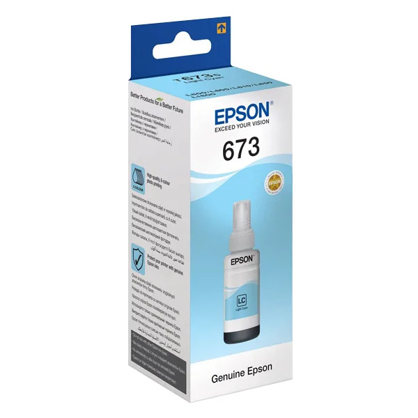 epson T6735_Light-Cyan Ink Cart Epson T6735 Light Cyan -70ml – C13T673598