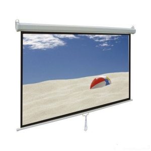 TECHCOM TC-MPS-180 MANUAL PROJECTOR SCREEN 180 X 180