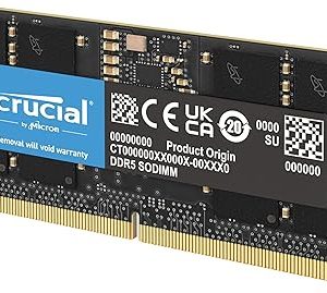Crucial 8GB DDR5 RAM, 4800MHz Laptop RAM