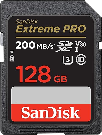 SanDisk 128GB Extreme PRO Memory Card SanDisk 128GB Extreme PRO UHS-I SDXC Memory Card